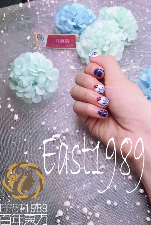  青花美甲怎么做？保定東方技工學(xué)校教你巧做美甲！